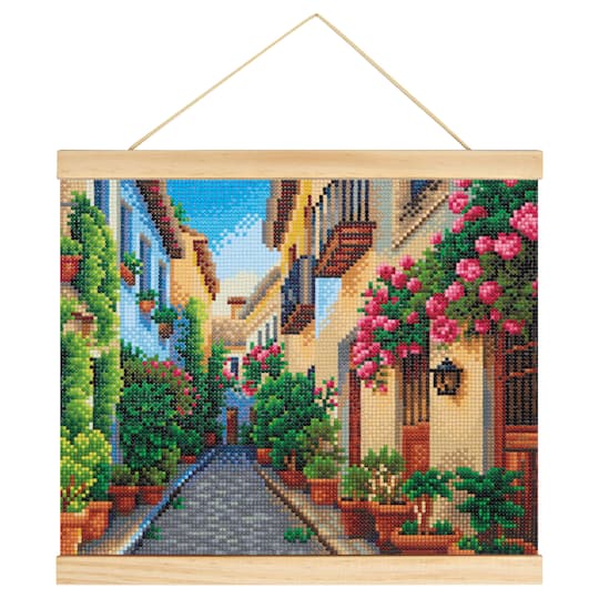 11" x 14" Flower Alley Diamond Art Kit by Make Market®